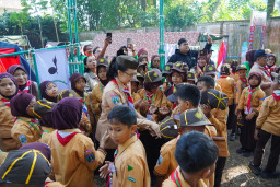 Ratusan Peserta Bareng Kak Cicha Ikuti Pesta Siaga Pramuka