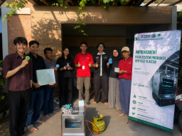 Pengenbangan Lini Produksi Upcycle Plastik di Desa Gadingwatu, Gresik