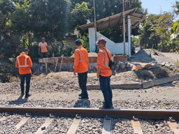 KAI Daop 7 Madiun Tinjau Jalur Blitar–Talun Sekaligus Progres Gardu JPL Baru