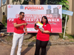Semarak Fun Walk Paguyuban Sinar Mas dengan Berdayakan Pelaku  UMKM