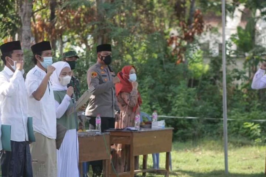 Santri dan Kartar Robatal Sampang Peringati HSN 2021 (Foto dari Fun Page Facebook Kartar Robatal Sampang)