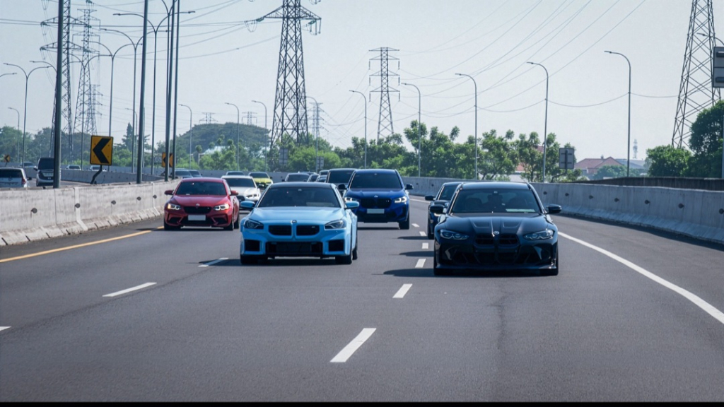 BMW M Owners Sunday Morning Run ajak pemilik BMW jalan-jalan Surabaya - Pandaan. FOTO/ist