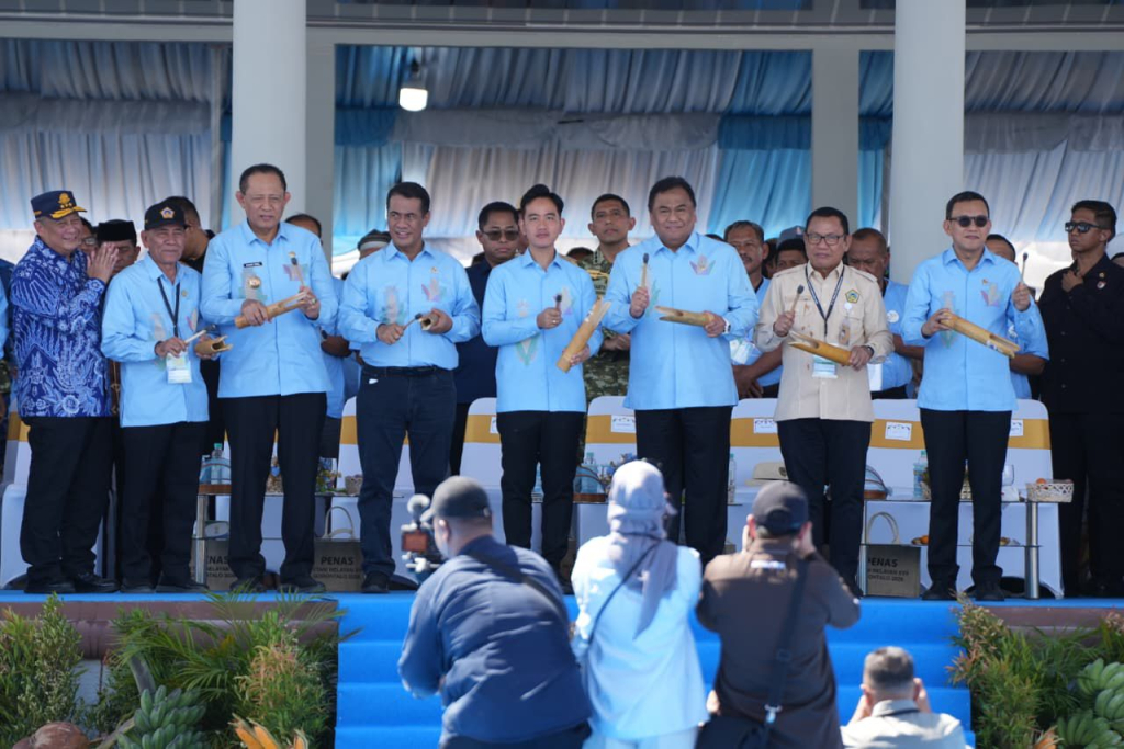 Seremoni Pembukaan Pekan Nasional (PENAS) Petani Nelayan XVII 2026 oleh Wakil Presiden (Wapres) RI, Gibran Rakabuming (dok/harianduta.id)