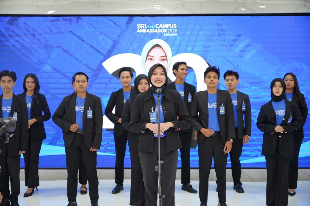 Para finalis BRImo Campus Ambassador Surabaya 2026. FOTO/ist