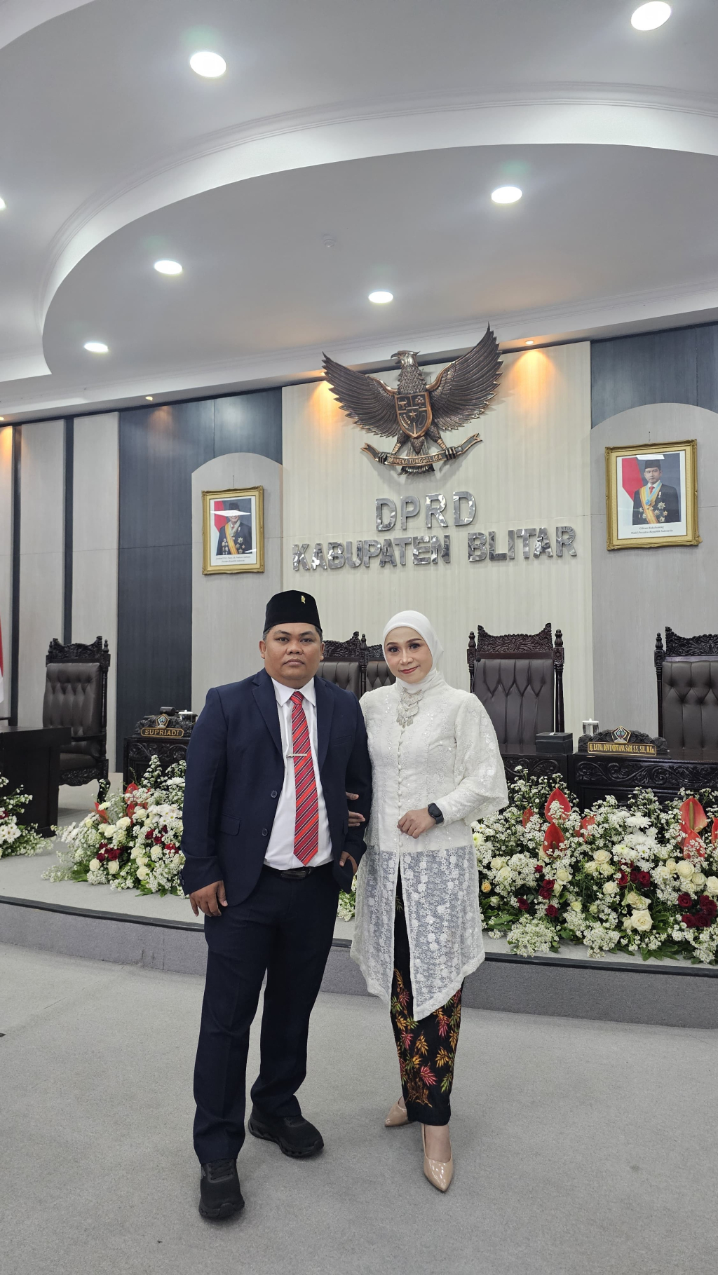 Hendik Budi Yuantoro resmi dilantik sebagai anggota DPRD Kabupaten Blitar menggantikan posisi Suwondo. (dok/harianduta.id)
