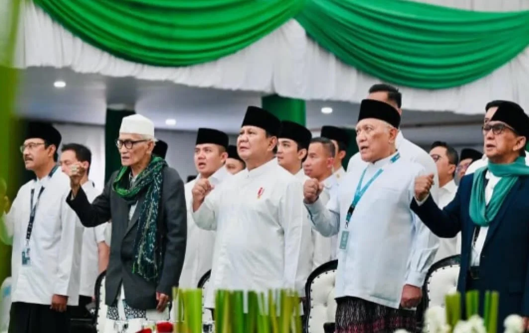 Prabowo Tutup Muktamar ke-35 NU di Jombang