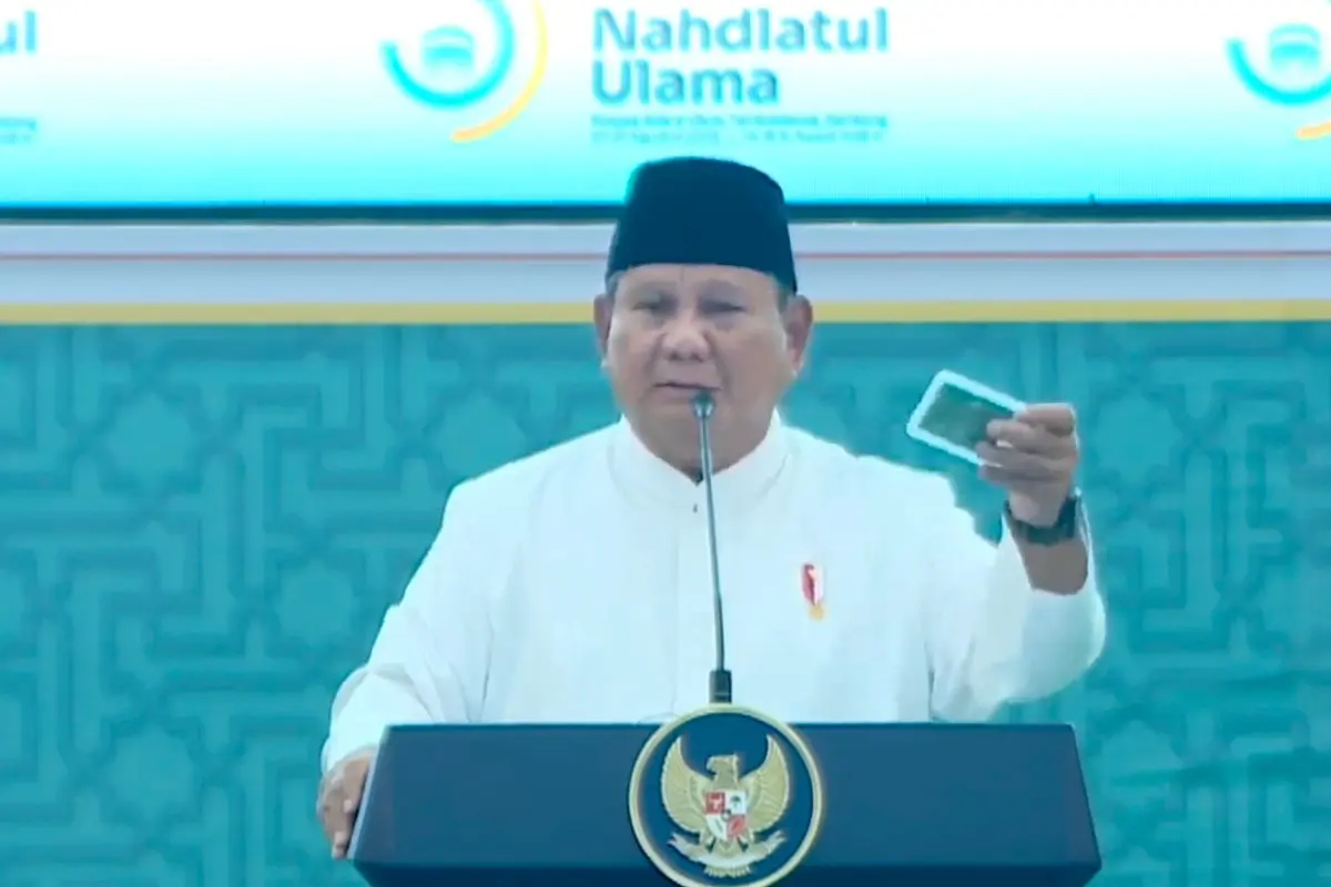 Prabowo Resmi Jadi Anggota NU Seumur Hidup