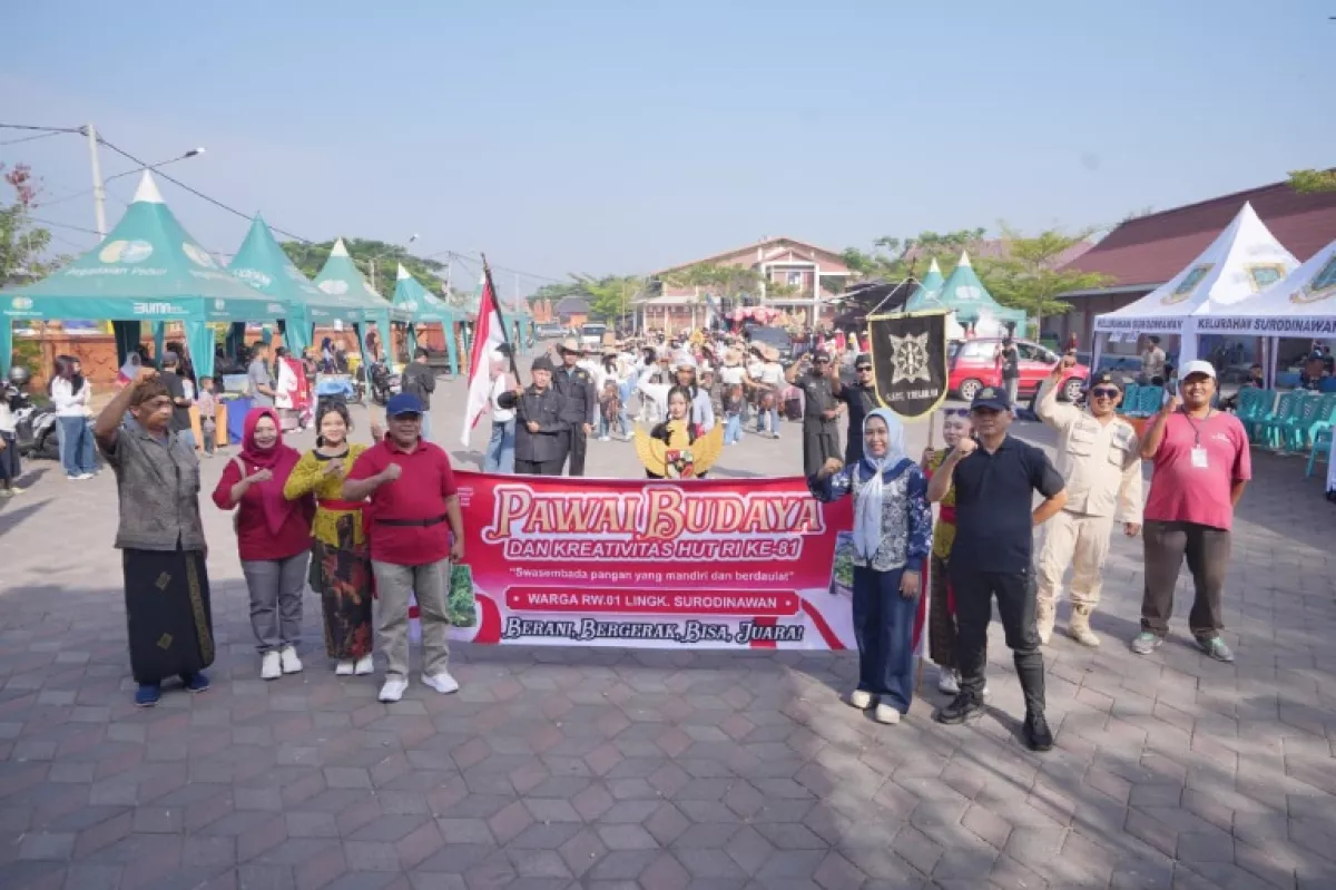Baca juga : Ning Ita Berangkatkan Pawai Budaya Surodinawan 
