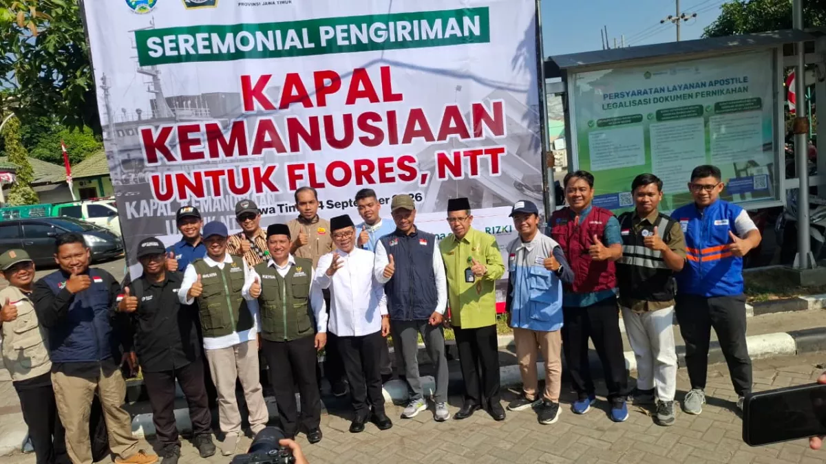 Berangkatkan 27 Ton Bantuan Kemanusiaan Penyintas Gempa NTT