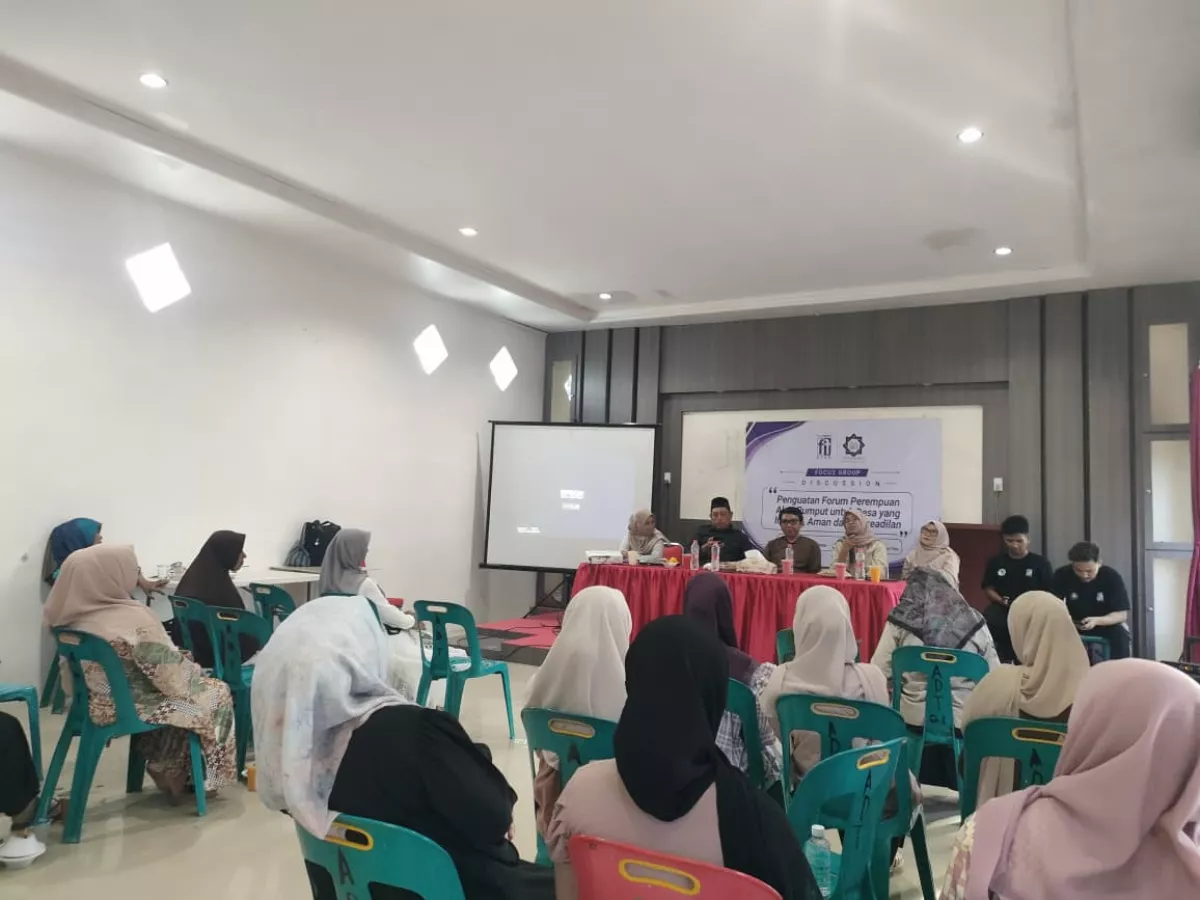 Diskusi dii Gampong Alue Deah Teungoh, Kecamatan Meuraxa, Kota Banda Aceh, Kamis (13/8/2026).