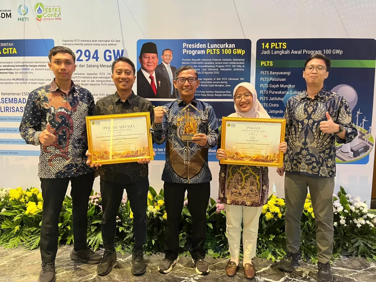 Sabet Dua Penghargaan Dalam Ajang Apresiasi EBTKE 2026