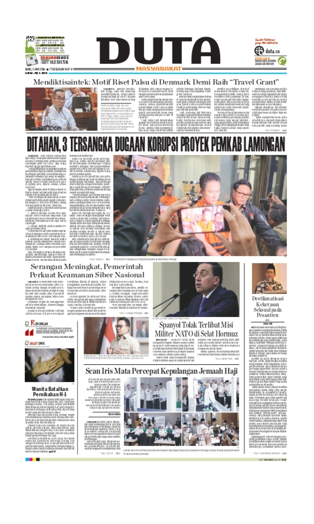 Duta Masyarakat 03 Juni 2026